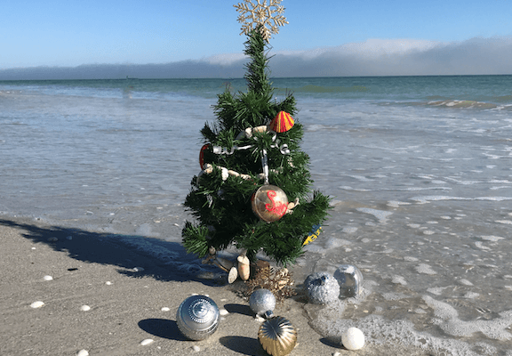christmas on the beach christmas tree