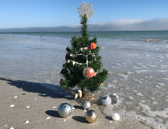 christmas on the beach christmas tree