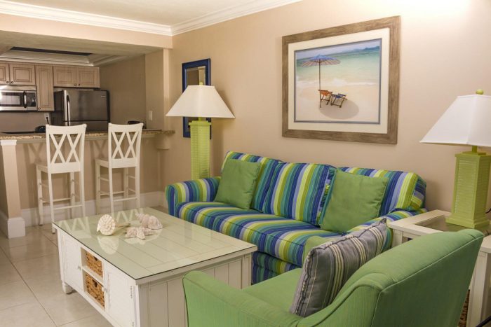 sundial studio interior living and kitchen