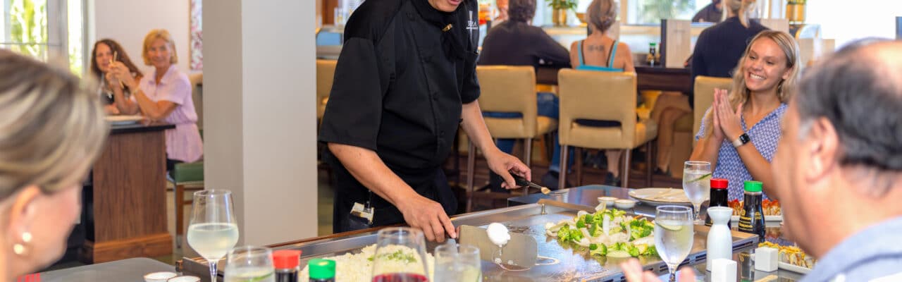 shima steak and sushi at flat top hibachi table v2