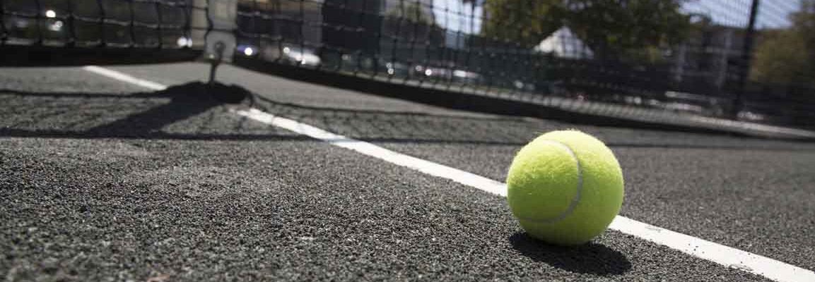 tennis clay court ball and net sundial sanibel