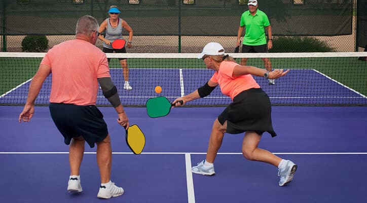 Pickleball Action - Mixed Doubles 1