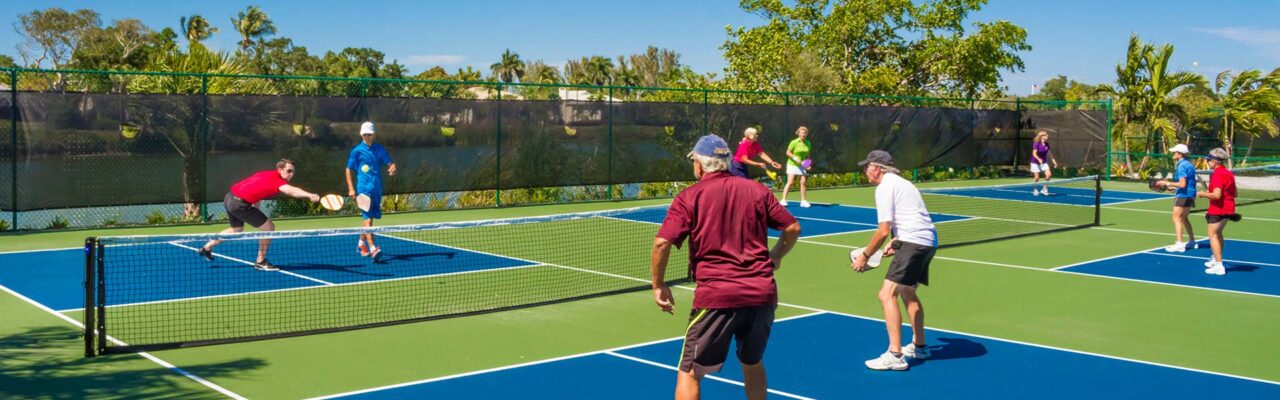 sundial resort pickleball courts seniors doubles