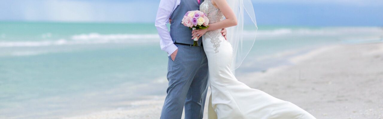 sundial resort wedding awards beach couple kiss nick adams photography