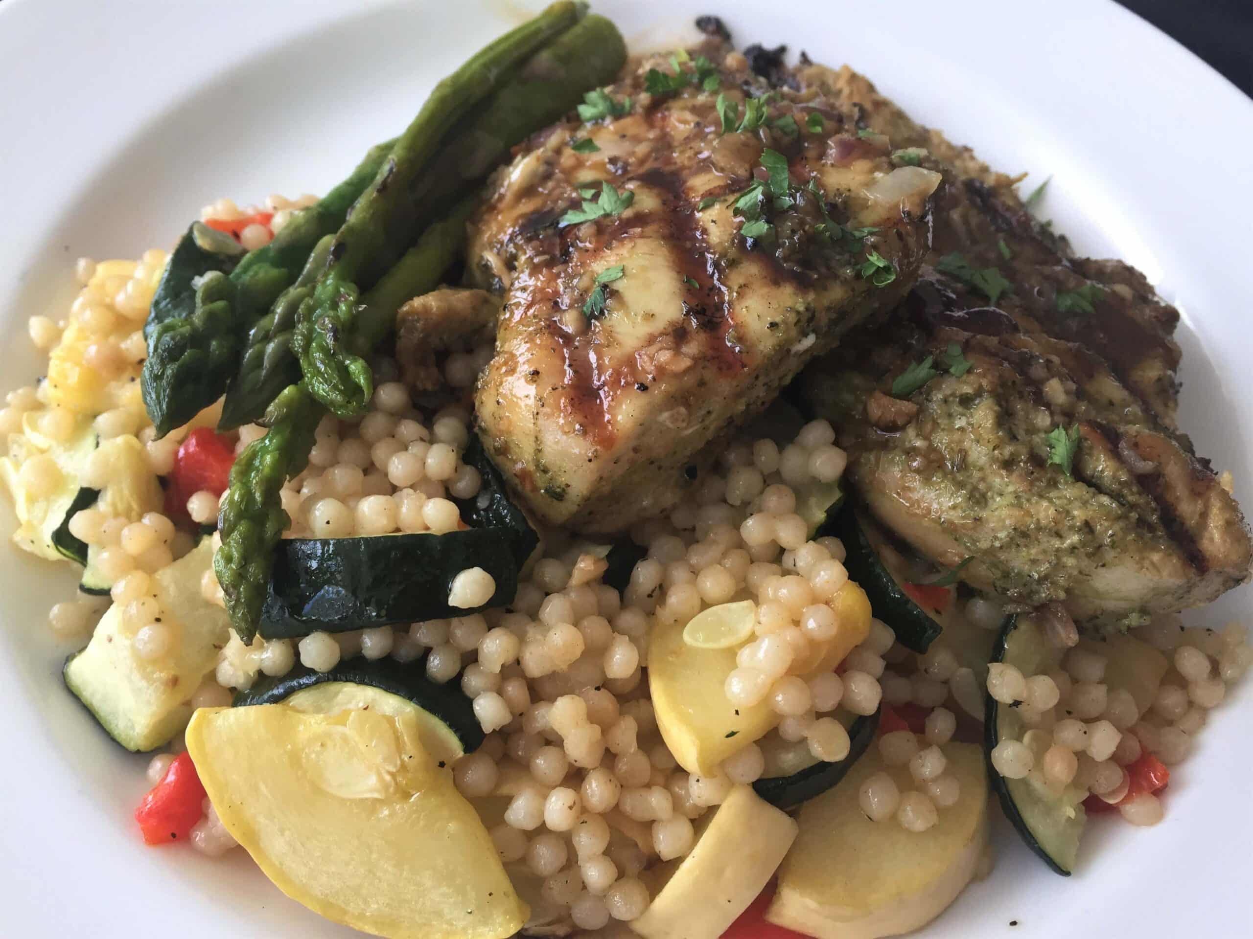 sauteed chicken breast with couscous