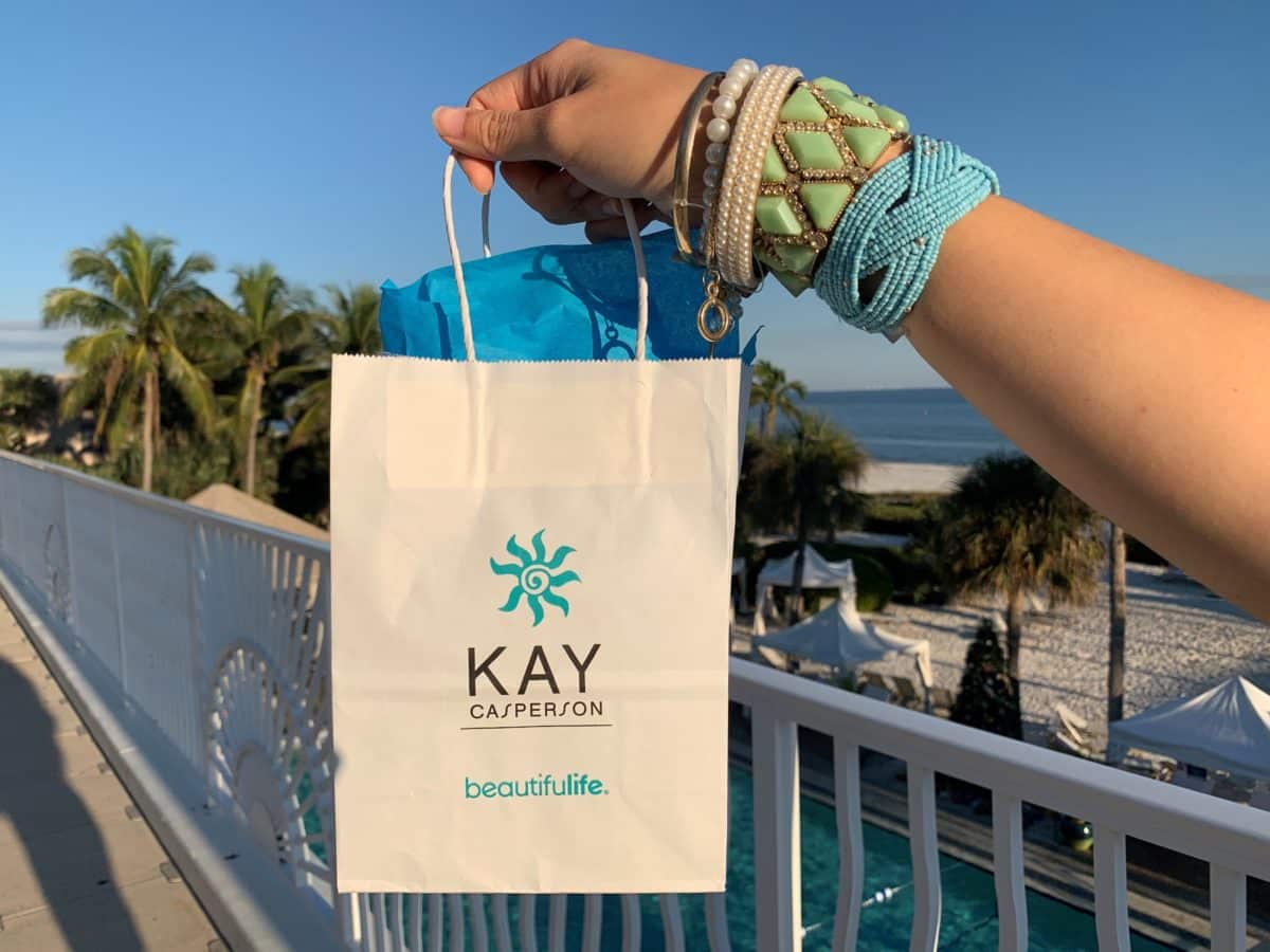 kay casperson spa sundial gift bag holiday