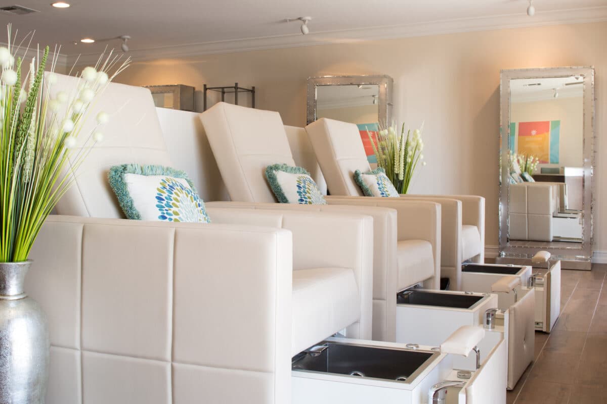 kay casperson spa at sundial sanibel pedicure seats