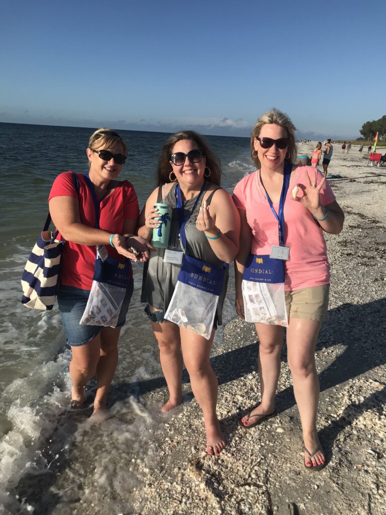 girls getaway weekend 2021 sundial sanibel shell walk
