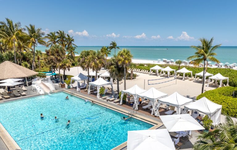 Sundial resort center pool sanibel island gulf of mexico