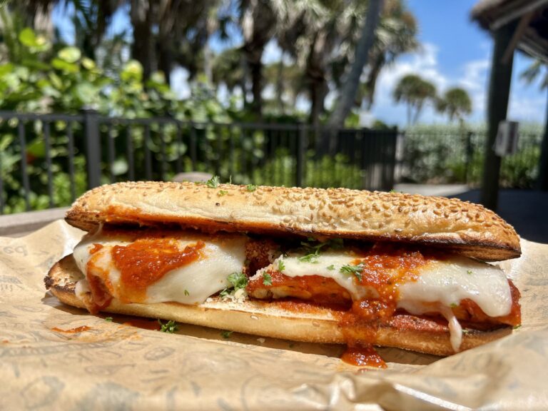 Chicken Parmesan sub beach bites sundial resort