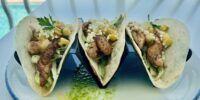blackened grouper fish tacos turtle's tiki bar sundial resort