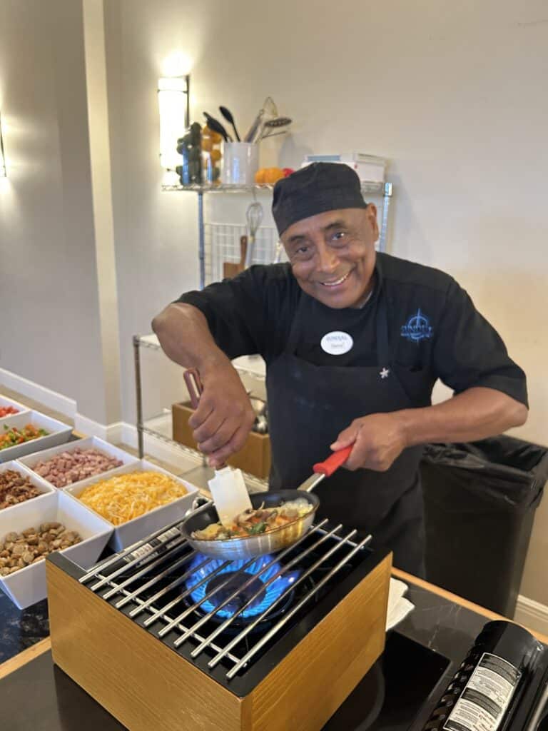 Joining us in 1991, Danny has been a pillar of our Food & Beverage department for over three decades. He arrives at 4:30 AM every morning to begin preparing breakfast for our guests.