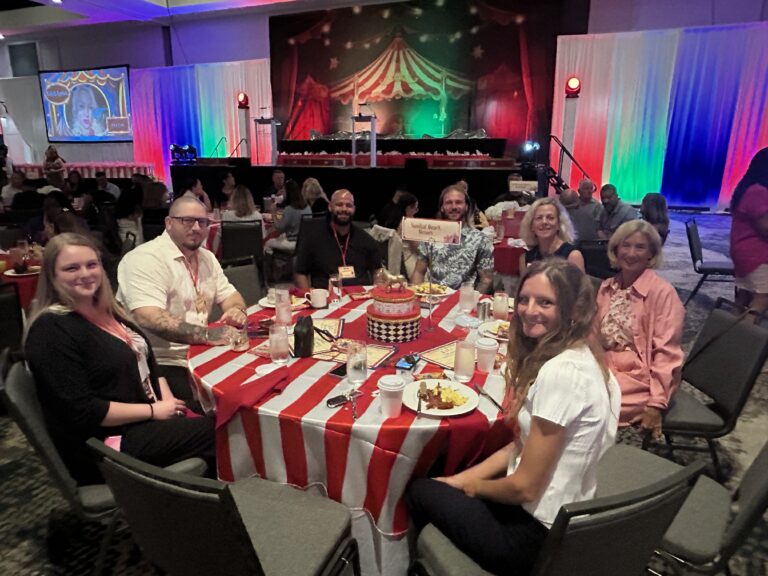 Sundial team at 2025 E Awards for Lee County CVB Table 1