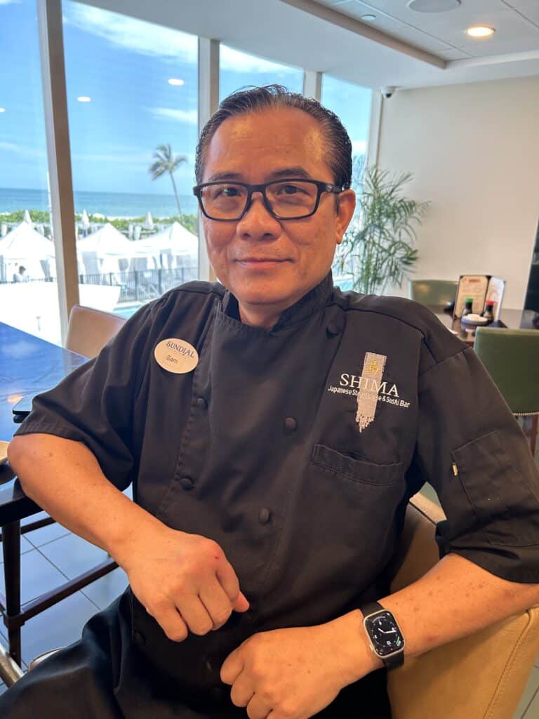 Joining us in 2003, Sammy's journey through Sundial is a story of versatility. When Sammy first started, it was as a hibachi chef a Sundial’s FIRST Japenese Steakhouse, Noopies. He has worked in Food & Beverage, Engineering, and as our Safety Officer, before finally returning to his passion as a hibachi chef at Shima.