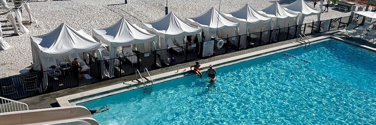 sundial resort main pool on sanibel island gulf front
