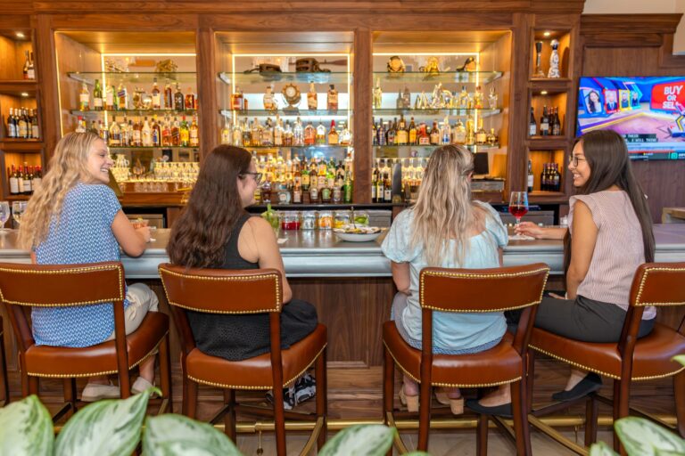 captains catch restaurant at sundial on sanibel 4 women at the bar