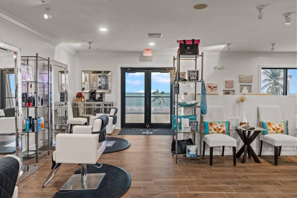 interior kay casperson lifestyle spa and boutique at sundial resort sanibel island salan chairs and view of gulf