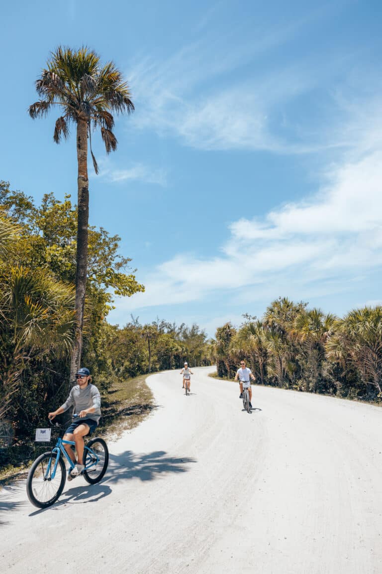 complimentary bikes available at sundial resort to ride on sanibel islands miles of bike trails