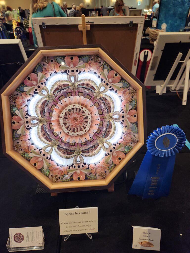 sailors valentines winner from sanibel shel show photo by Linda Friedrich