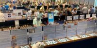 view of the scientific displays at sanibel shell show