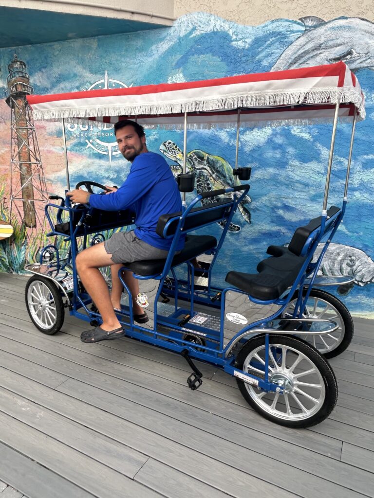 bike surrey available at sundial resort sanibel island family bike