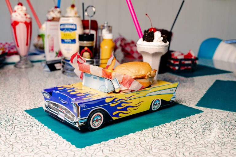 cheeburger cheeburger sanibel kids meal and milkshake car box